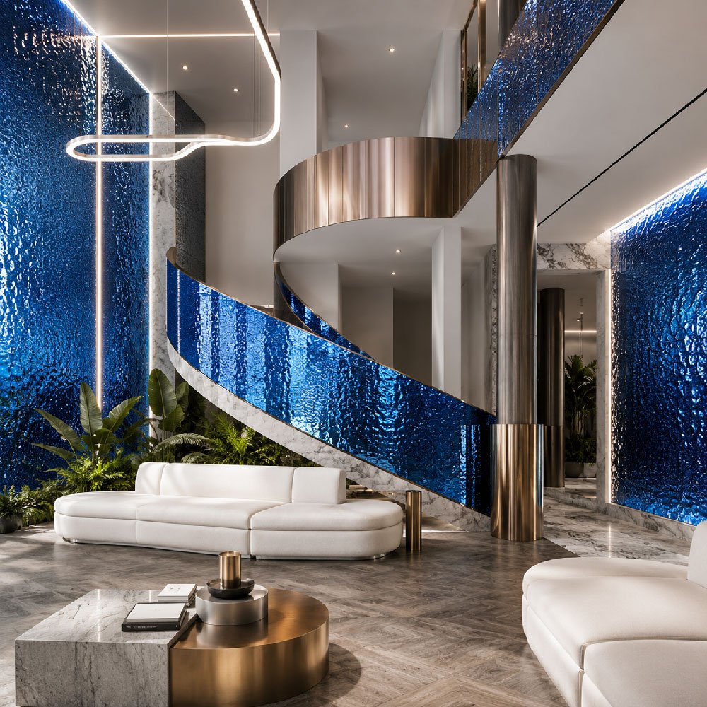 SS Ripple Sheet Staircase Cladding